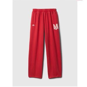 GAP x Disney Adult Extra Baggy Minnie Mouse Red Sweatpants Size Medium P NWT